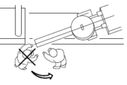 Screw extracting a toshiba injection molding machine