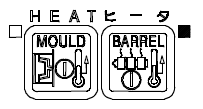 HEATER button on the operational controller