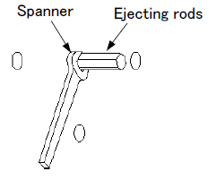 ejecting rods
