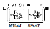 ejector movement buttons