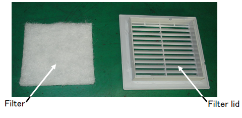 how to take out the filter placed inside of Air Filter in Injection Molding Machines