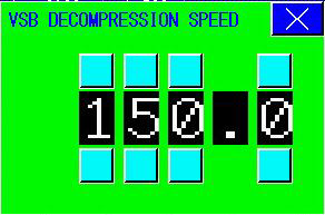 melt decompression speed setting